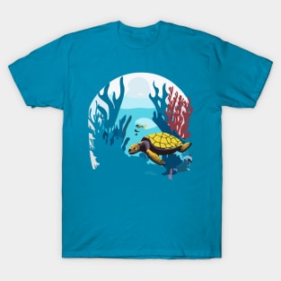 underwater scuba diving T-Shirt